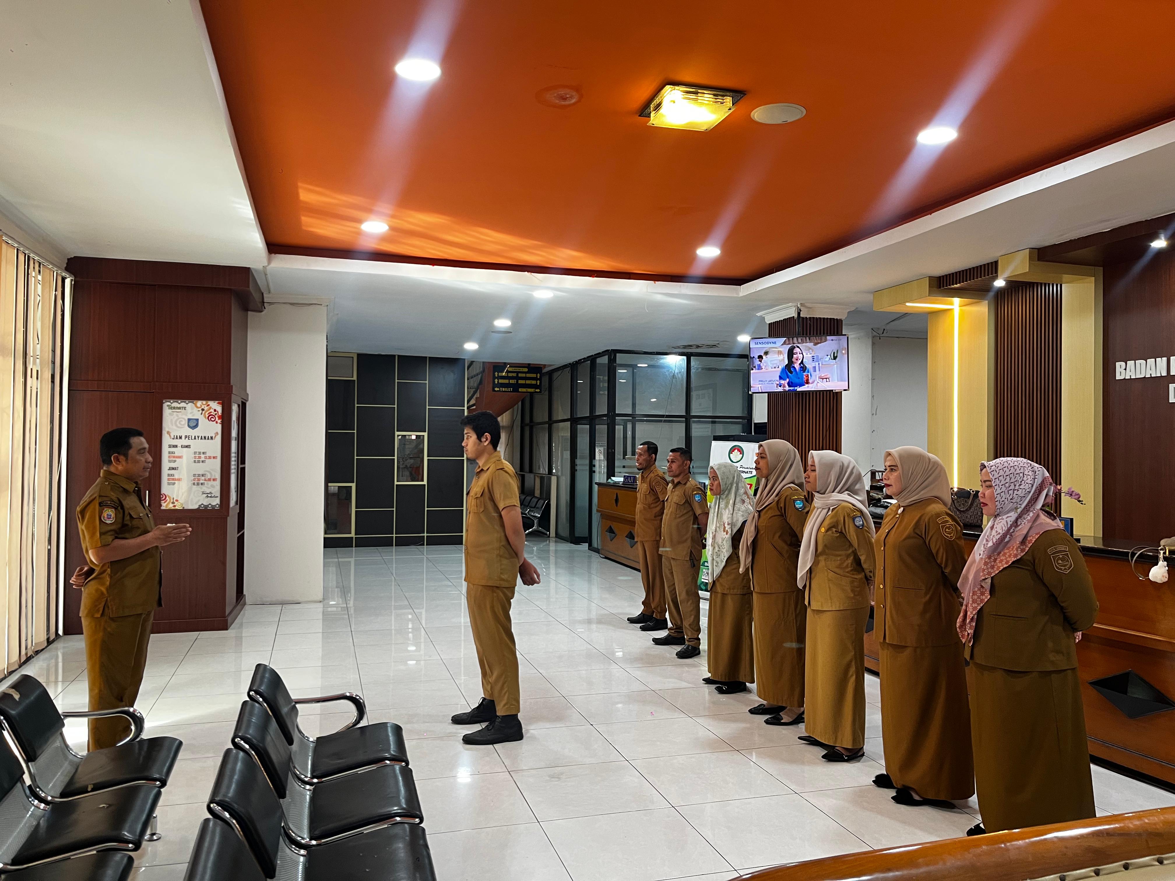 Rutinitas BPKAD Ternate "Apel Pagi"